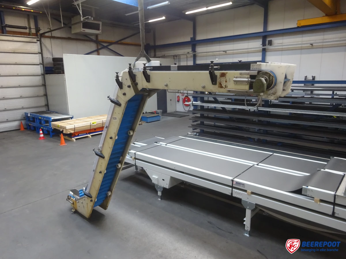 Opvoerband met dubbele knik